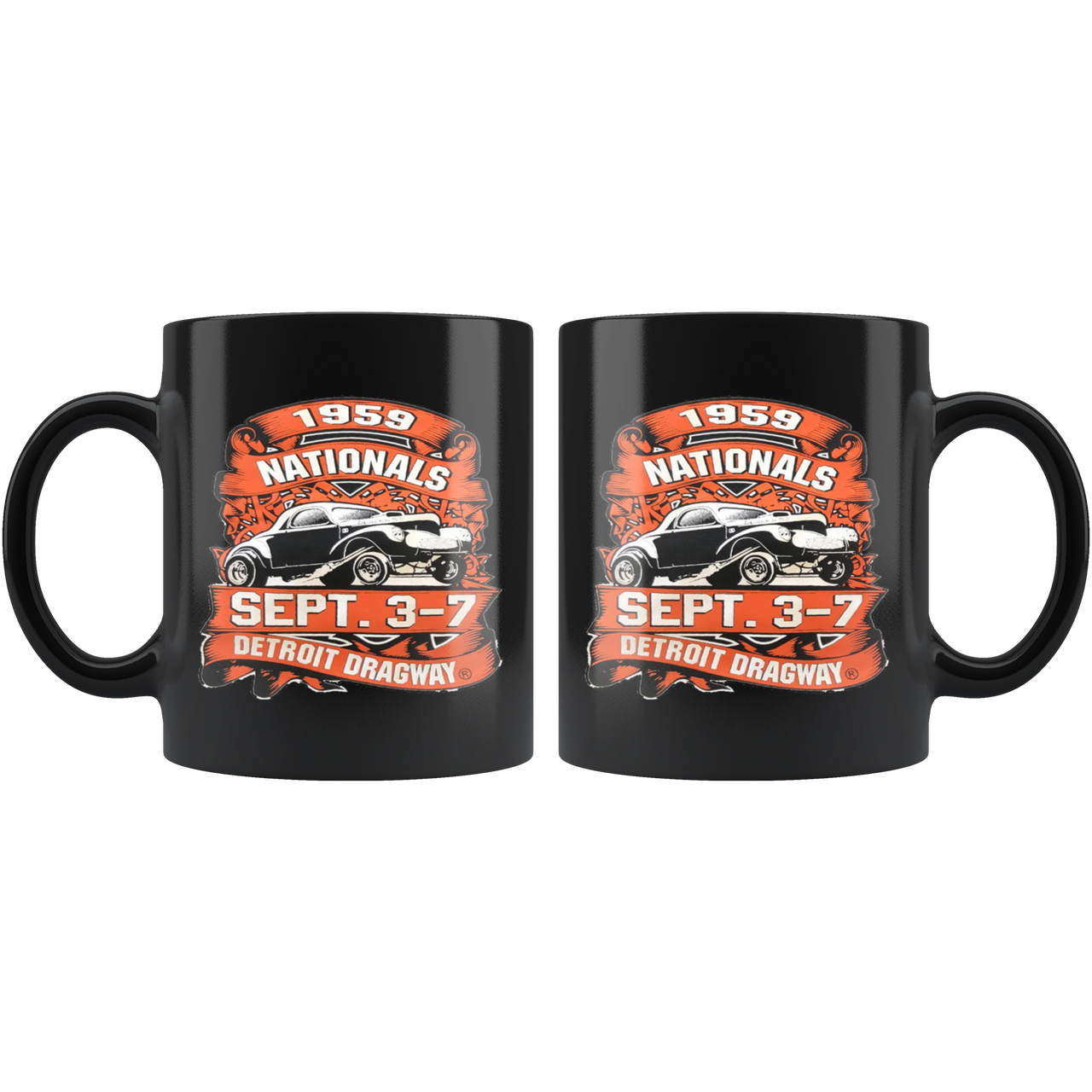 Detroit Dragway 1959 Nationals Mug