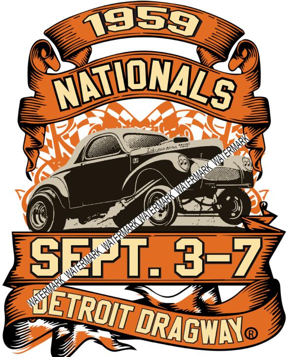 1959 Nationals Decal/Sticker