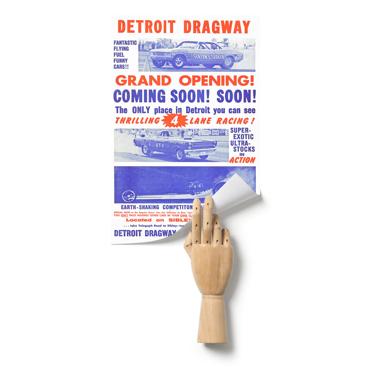 Detroit Dragway® Grand Opening Coming Soon Poster